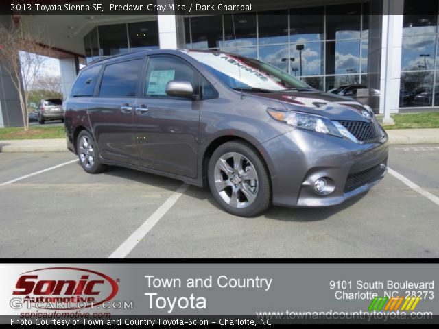 2013 Toyota Sienna SE in Predawn Gray Mica