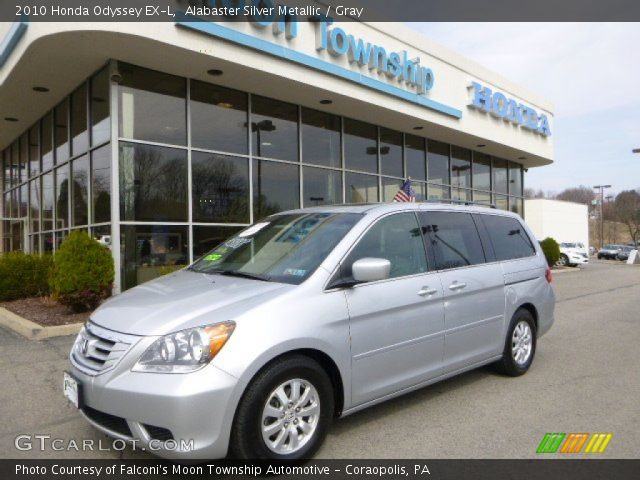 2010 Honda Odyssey EX-L in Alabaster Silver Metallic