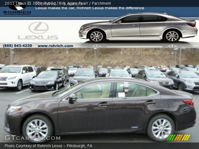 2013 Lexus ES 300h Hybrid in Fire Agate Pearl