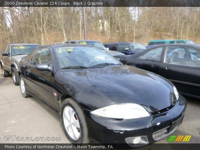 2000 Chevrolet Cavalier Z24 Coupe in Black