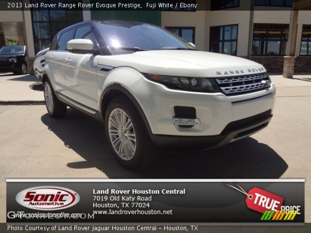 2013 Land Rover Range Rover Evoque Prestige in Fuji White