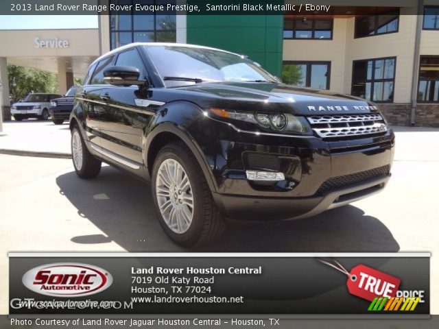 2013 Land Rover Range Rover Evoque Prestige in Santorini Black Metallic