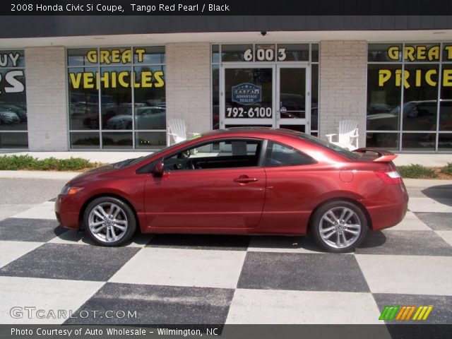 2008 Honda Civic Si Coupe in Tango Red Pearl