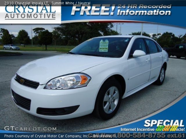 2010 Chevrolet Impala LT in Summit White