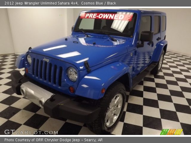 2012 Jeep Wrangler Unlimited Sahara 4x4 in Cosmos Blue