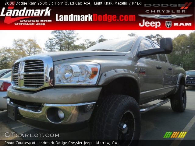 2008 Dodge Ram 2500 Big Horn Quad Cab 4x4 in Light Khaki Metallic