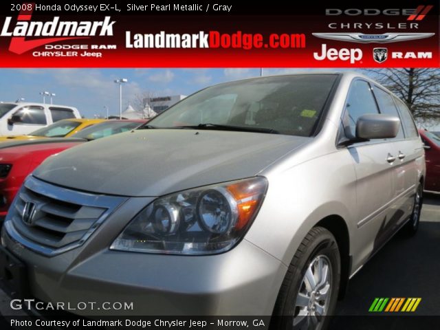 2008 Honda Odyssey EX-L in Silver Pearl Metallic