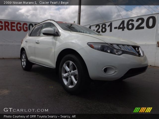 2009 Nissan Murano S in Glacier Pearl