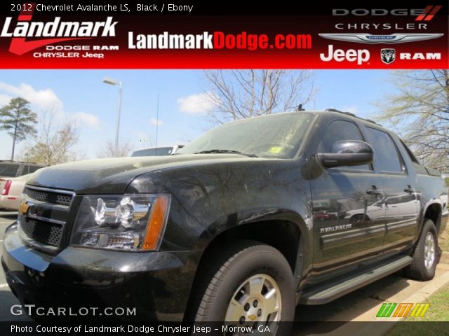 2012 Chevrolet Avalanche LS in Black