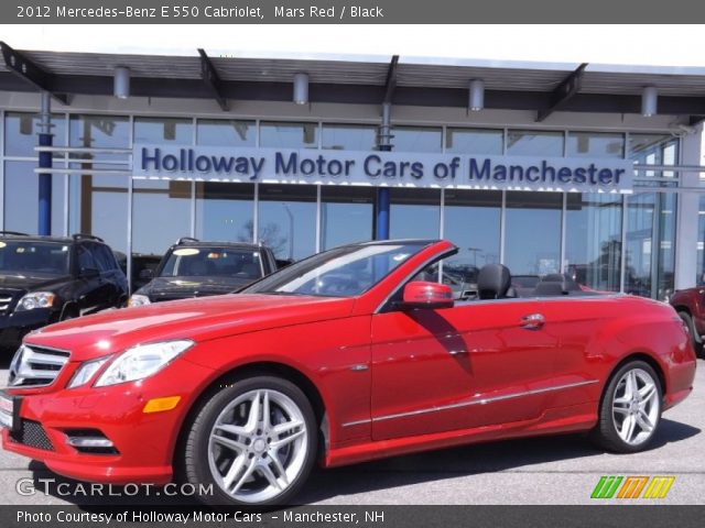 2012 Mercedes-Benz E 550 Cabriolet in Mars Red