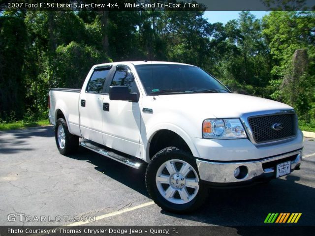 2007 Ford F150 Lariat SuperCrew 4x4 in White Sand Tri-Coat