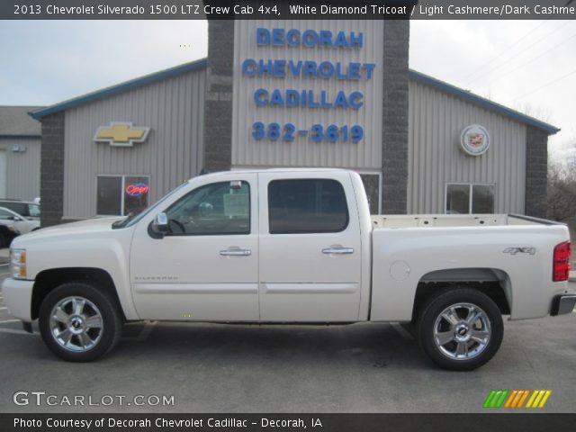 2013 Chevrolet Silverado 1500 LTZ Crew Cab 4x4 in White Diamond Tricoat