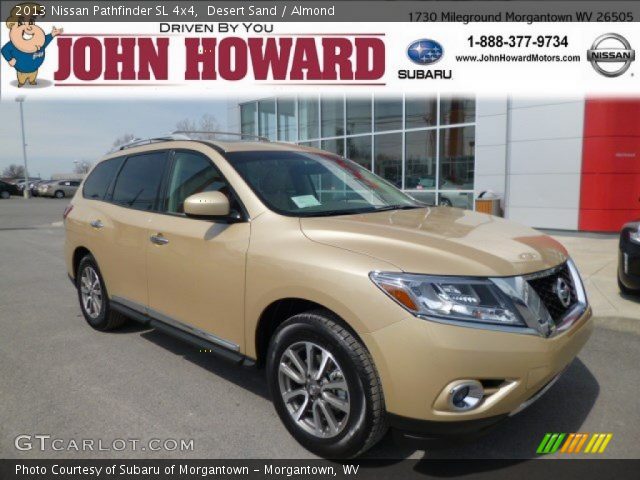2013 Nissan Pathfinder SL 4x4 in Desert Sand