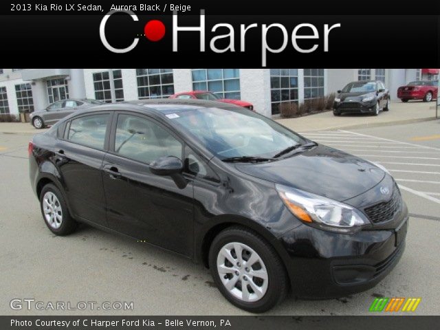 2013 Kia Rio LX Sedan in Aurora Black