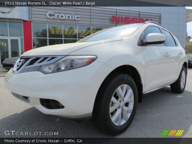 2011 Nissan Murano SL in Glacier White Pearl