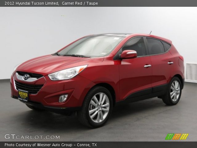 2012 Hyundai Tucson Limited in Garnet Red