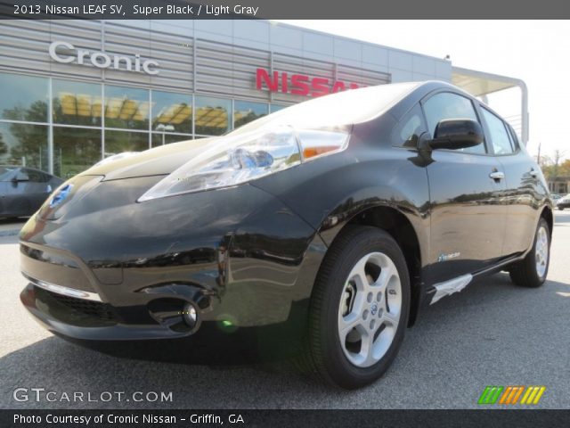 2013 Nissan LEAF SV in Super Black
