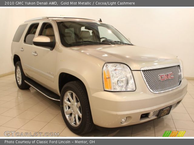 2010 GMC Yukon Denali AWD in Gold Mist Metallic