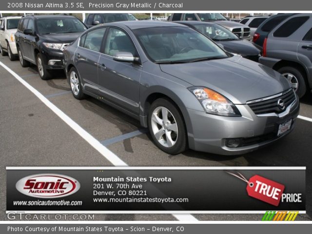 2008 Nissan Altima 3.5 SE in Precision Gray Metallic