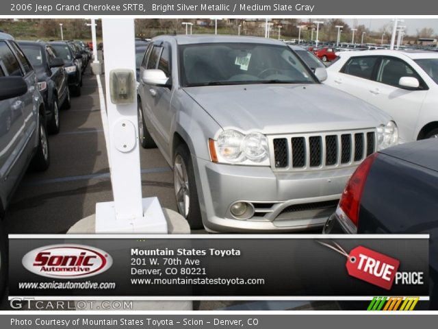 2006 Jeep Grand Cherokee SRT8 in Bright Silver Metallic