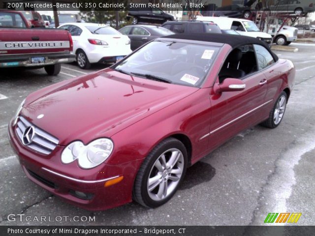 2007 Mercedes-Benz CLK 350 Cabriolet in Storm Red Metallic