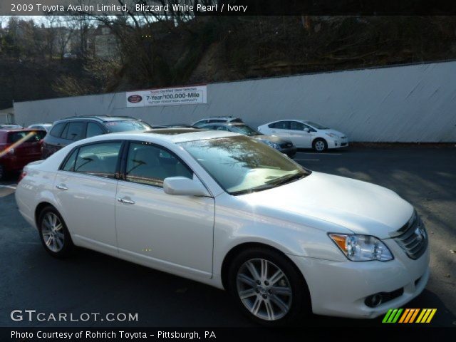 2009 Toyota Avalon Limited in Blizzard White Pearl