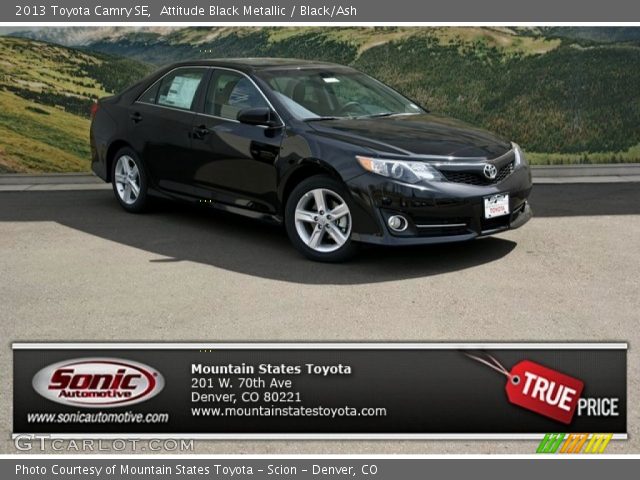2013 Toyota Camry SE in Attitude Black Metallic