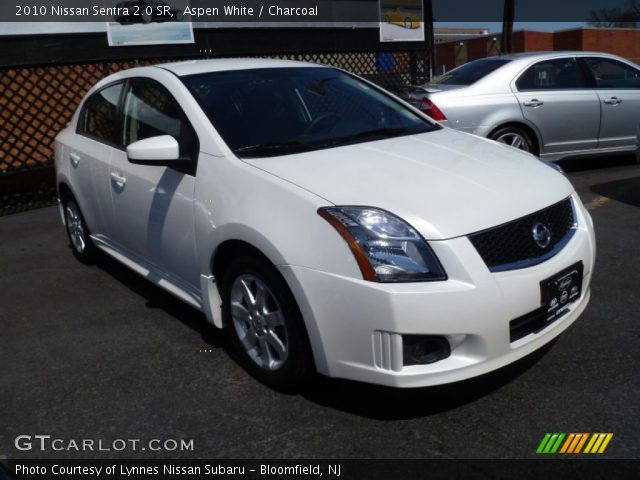 2010 Nissan Sentra 2.0 SR in Aspen White