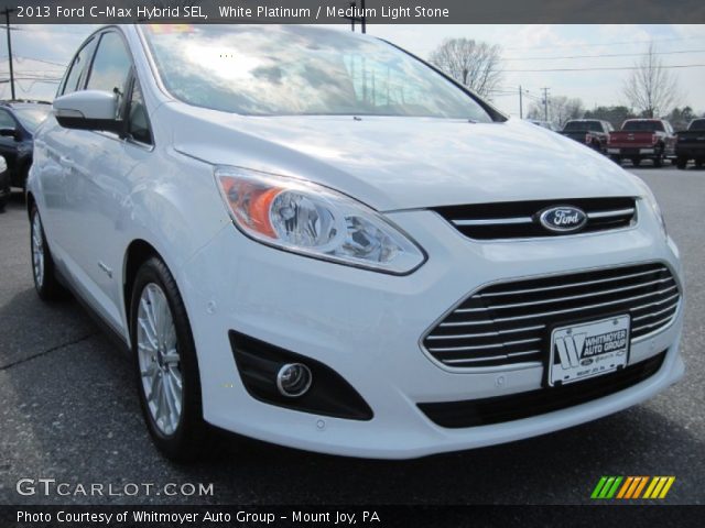 2013 Ford C-Max Hybrid SEL in White Platinum