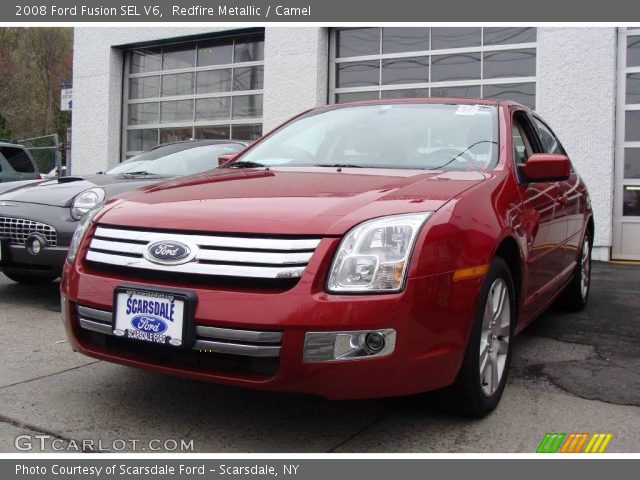 2008 Ford Fusion SEL V6 in Redfire Metallic