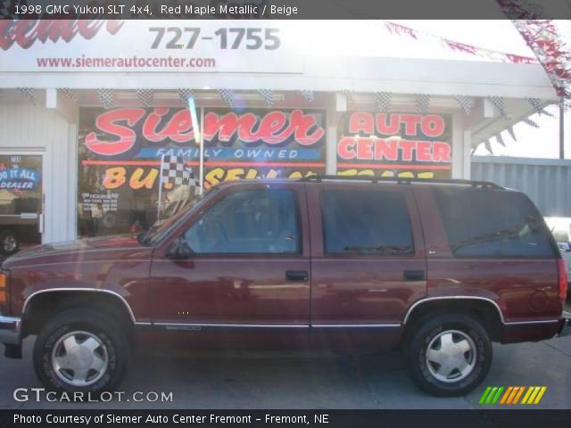 1998 GMC Yukon SLT 4x4 in Red Maple Metallic