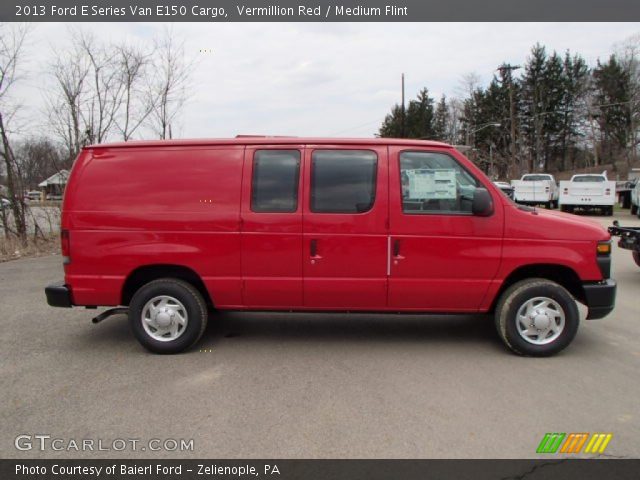 2013 Ford E Series Van E150 Cargo in Vermillion Red
