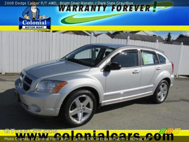 2008 Dodge Caliber R/T AWD in Bright Silver Metallic