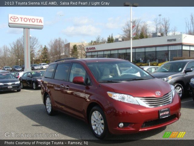 2013 Toyota Sienna XLE AWD in Salsa Red Pearl