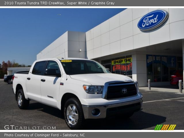 2010 Toyota Tundra TRD CrewMax in Super White