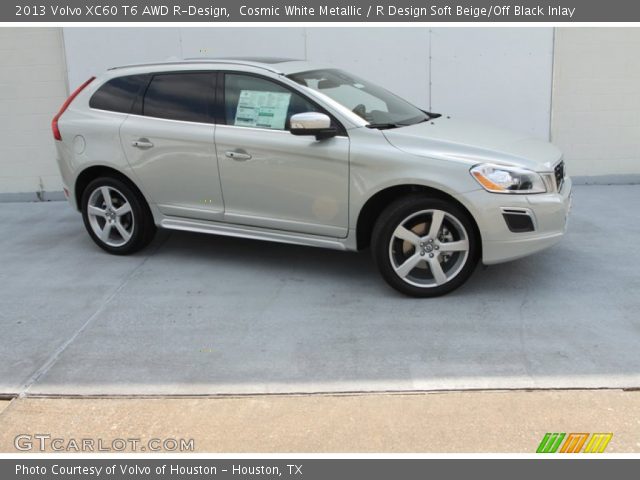 2013 Volvo XC60 T6 AWD R-Design in Cosmic White Metallic