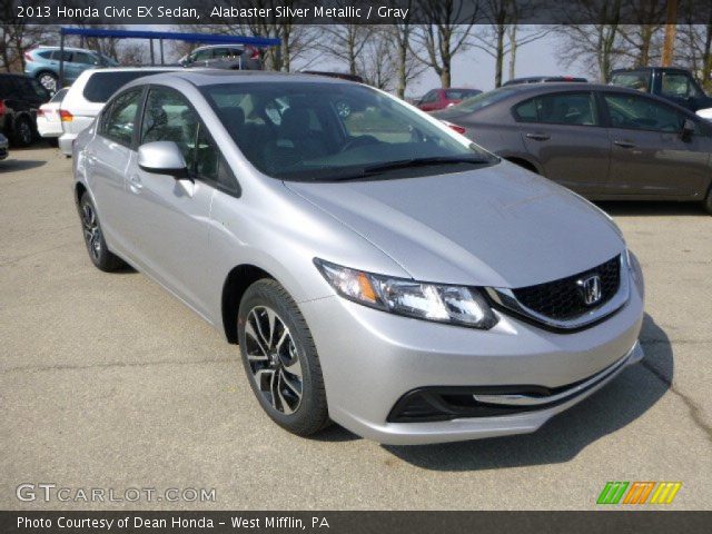 Alabaster silver metallic honda civic