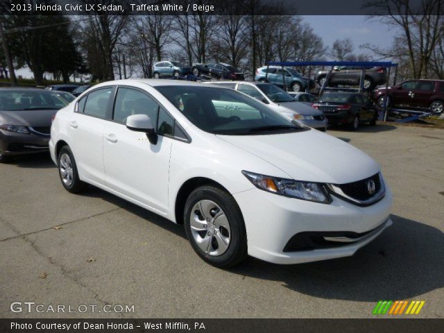 2013 Honda Civic LX Sedan in Taffeta White