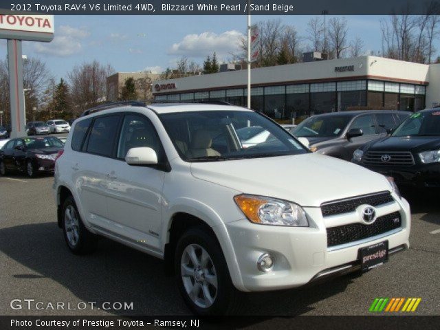 2012 Toyota RAV4 V6 Limited 4WD in Blizzard White Pearl