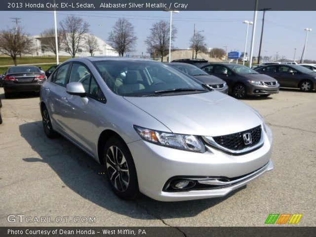 2013 Honda Civic EX-L Sedan in Alabaster Silver Metallic