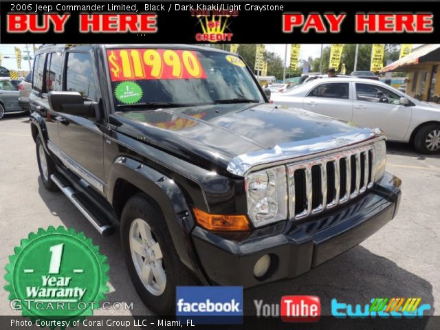 2006 Jeep Commander Limited in Black