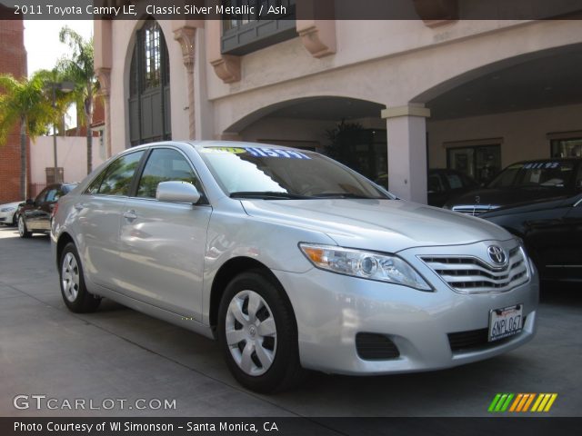 2011 Toyota Camry LE in Classic Silver Metallic