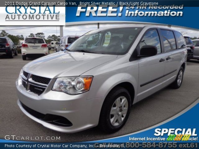 2011 Dodge Grand Caravan Cargo Van in Bright Silver Metallic