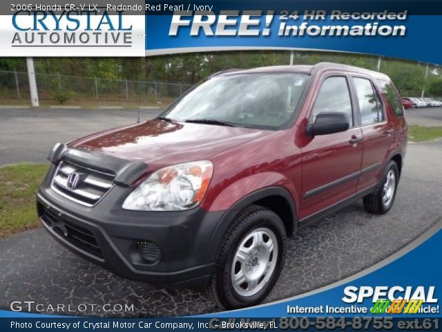 2006 Honda CR-V LX in Redondo Red Pearl