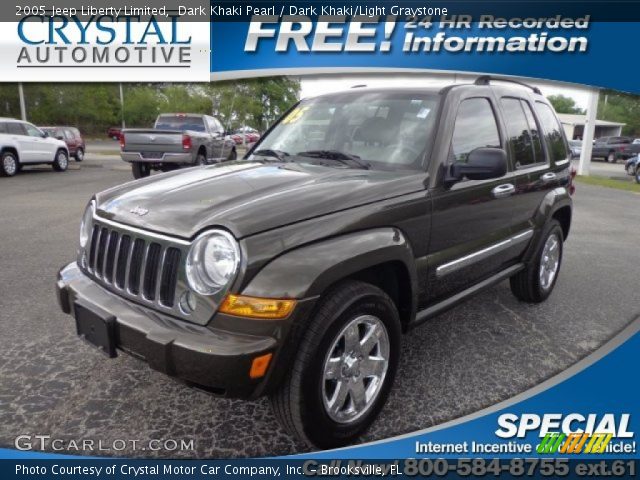 2005 Jeep Liberty Limited in Dark Khaki Pearl