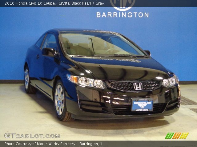2010 Honda Civic LX Coupe in Crystal Black Pearl