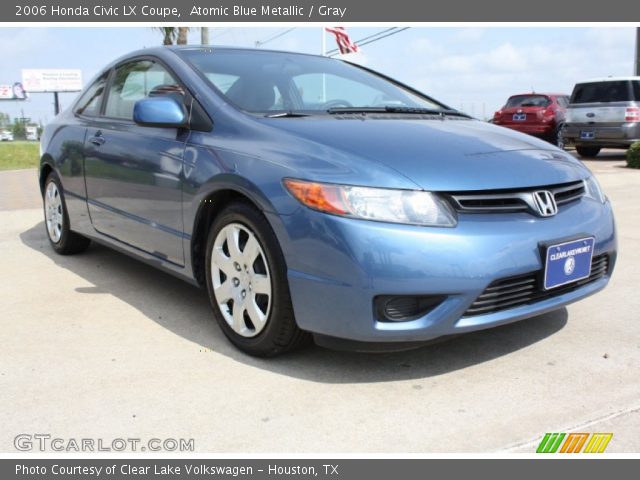 2006 Honda Civic LX Coupe in Atomic Blue Metallic