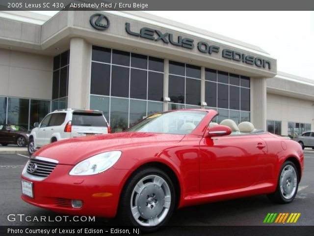2005 Lexus SC 430 in Absolutely Red