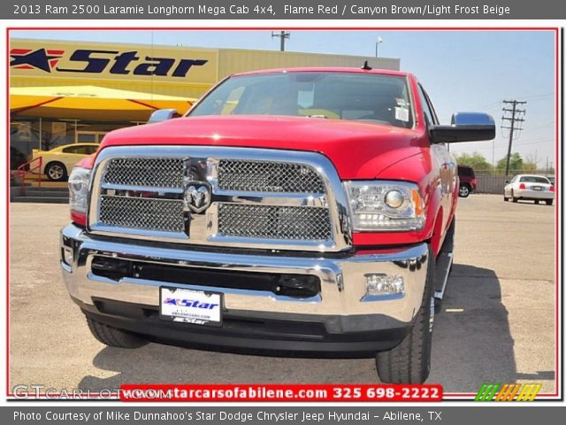 2013 Ram 2500 Laramie Longhorn Mega Cab 4x4 in Flame Red