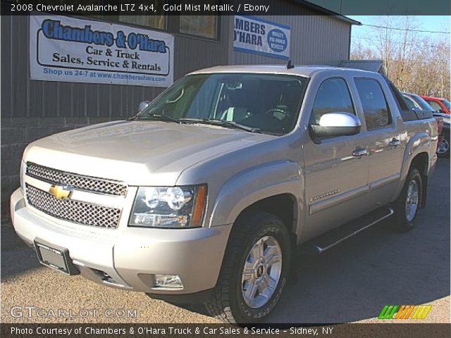 2008 Chevrolet Avalanche LTZ 4x4 in Gold Mist Metallic